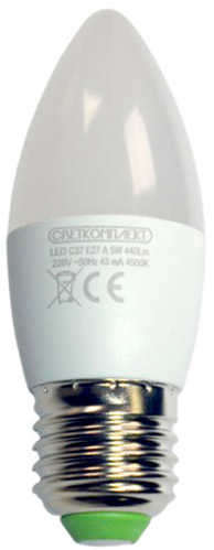 Лампа світлодіодна Светкомплект (6929547643928) 5Вт, E27, 4200K